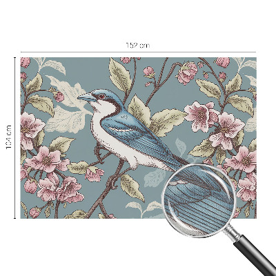 Papel de parede autocolante para quarto Harmonia da primavera