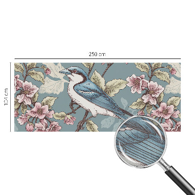Papel de parede autocolante para quarto Harmonia da primavera
