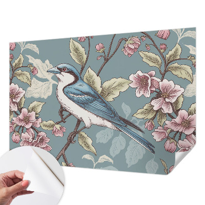 Papel de parede autocolante para quarto Harmonia da primavera
