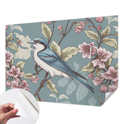Papel de parede autocolante para quarto Harmonia da primavera