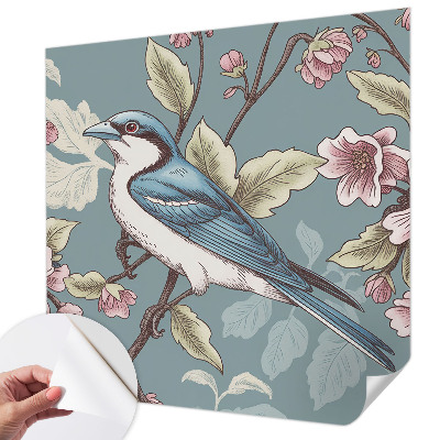 Papel de parede autocolante para quarto Harmonia da primavera