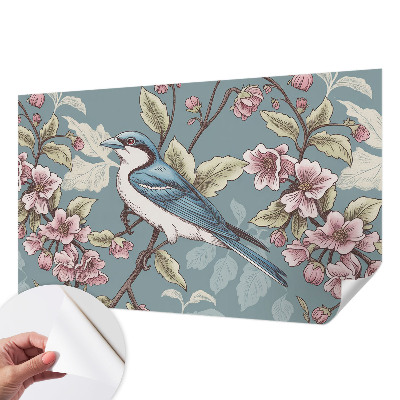 Papel de parede autocolante para quarto Harmonia da primavera