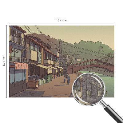 Papel de parede infantil Paisagem em tons pastel