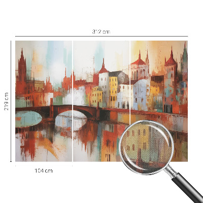 Papel de parede autocolante para quarto Paisagem urbana
