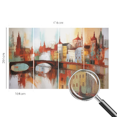Papel de parede autocolante para quarto Paisagem urbana