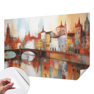 Papel de parede autocolante para quarto Paisagem urbana