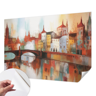 Papel de parede autocolante para quarto Paisagem urbana