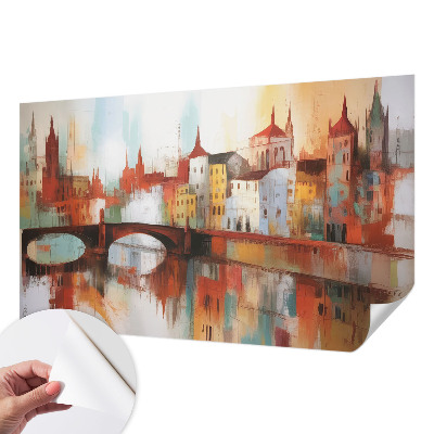 Papel de parede autocolante para quarto Paisagem urbana