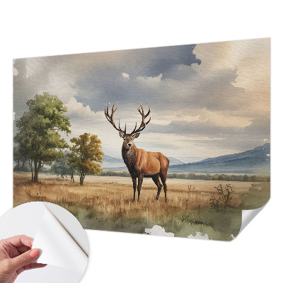 Papel de parede 3D Veado majestoso