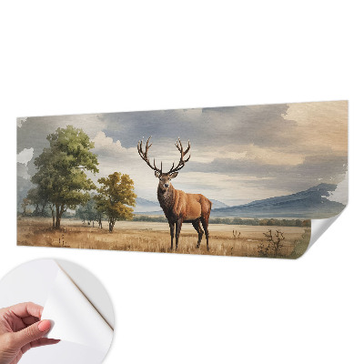 Papel de parede 3D Veado majestoso