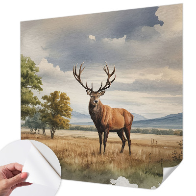 Papel de parede 3D Veado majestoso