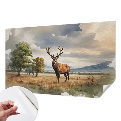 Papel de parede 3D Veado majestoso