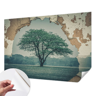 Papel de parede autocolante Uma árvore solitária