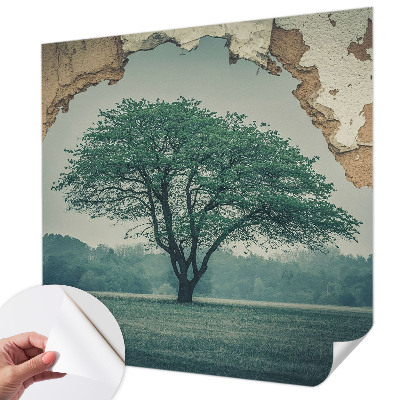 Papel de parede autocolante Uma árvore solitária
