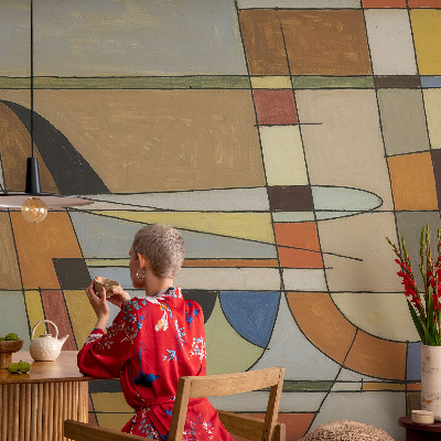 Papel de parede infantil Harmonia geométrica
