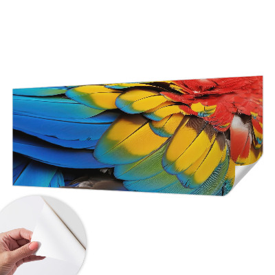 Papel de parede para criança penas de arco-íris