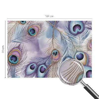 Papel de parede 3D Penas de pavão