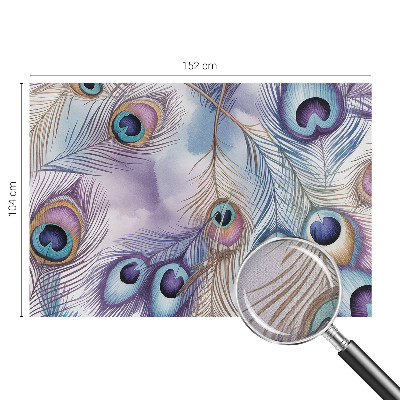 Papel de parede 3D Penas de pavão