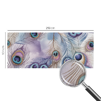 Papel de parede 3D Penas de pavão