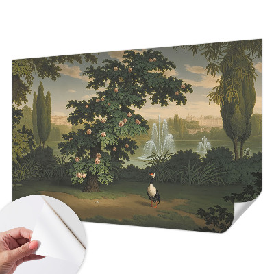 Papel de parede infantil Jardim natural