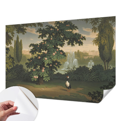 Papel de parede infantil Jardim natural
