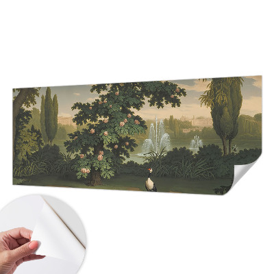 Papel de parede infantil Jardim natural