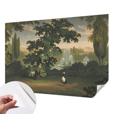 Papel de parede infantil Jardim natural