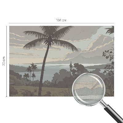 Autocolante de parede fotográfico Paisagem exótica