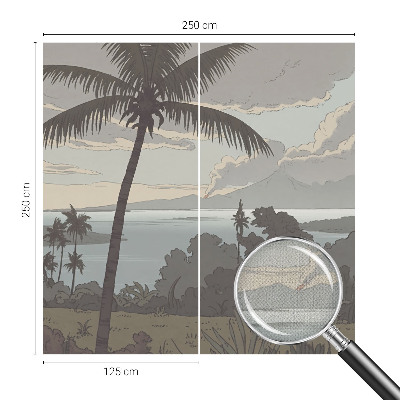 Autocolante de parede fotográfico Paisagem exótica