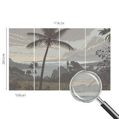 Autocolante de parede fotográfico Paisagem exótica