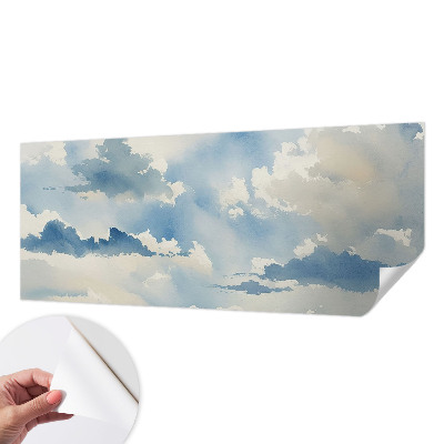 Papel de parede autocolante para sala Nuvens celestiais
