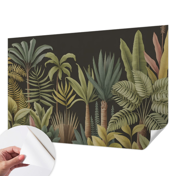 Papel de parede autocolante selva tropical