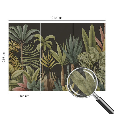 Papel de parede autocolante selva tropical