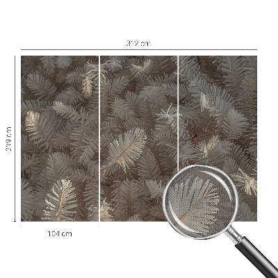 Papel de parede infantil Galhos gelados