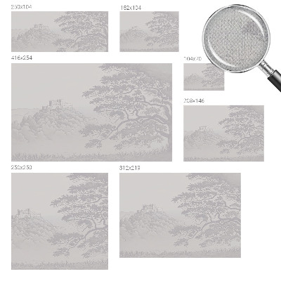 Papel de parede para criança Paisagem do castelo