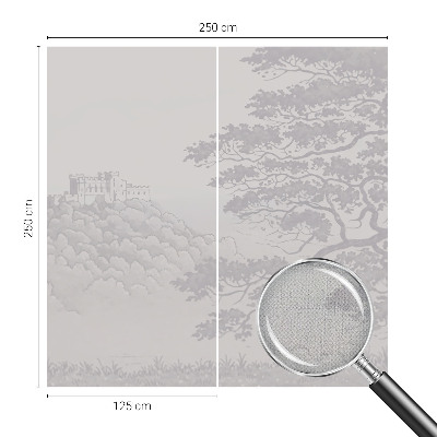 Papel de parede para criança Paisagem do castelo