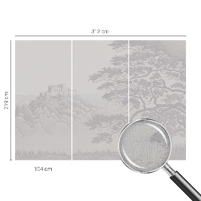 Papel de parede para criança Paisagem do castelo