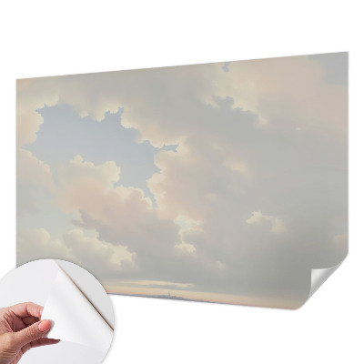 Papel de parede autocolante para quarto Céu pastel