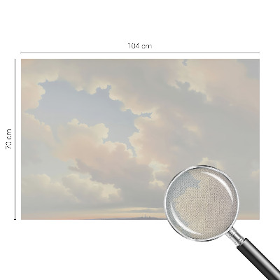 Papel de parede autocolante para quarto Céu pastel