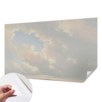 Papel de parede autocolante para quarto Céu pastel