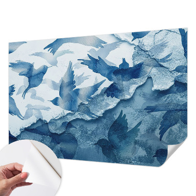 Papel de parede 3D Pássaros dinâmicos