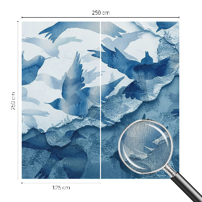 Papel de parede 3D Pássaros dinâmicos