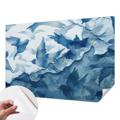 Papel de parede 3D Pássaros dinâmicos