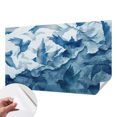 Papel de parede 3D Pássaros dinâmicos