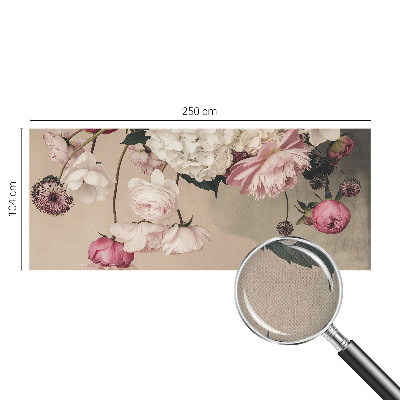 Papel de parede autocolante Flores românticas