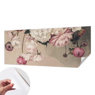 Papel de parede autocolante Flores românticas