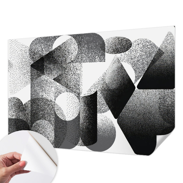 Papel de parede autocolante para sala Formas geométricas