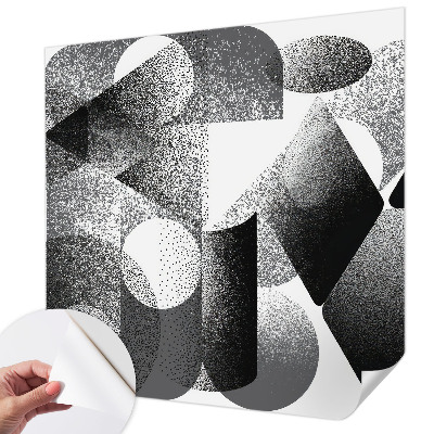 Papel de parede autocolante para sala Formas geométricas