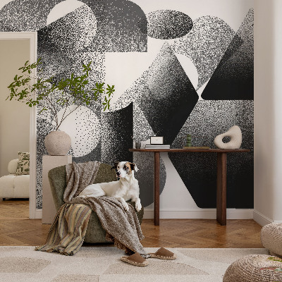 Papel de parede autocolante para sala Formas geométricas