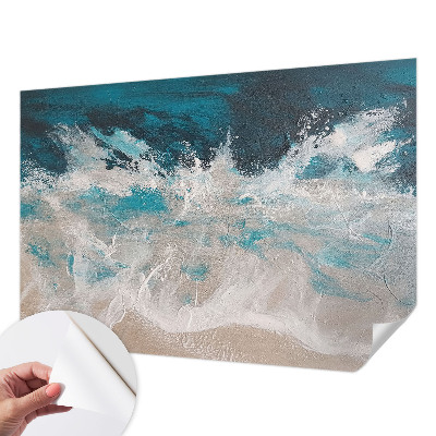 Papel de parede autocolante para quarto Ondas do oceano